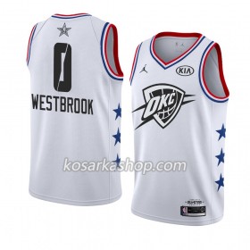 Dres Oklahoma City Thunder Russell Westbrook 0 2019 All-Star Jordan Brand Bijela Swingman